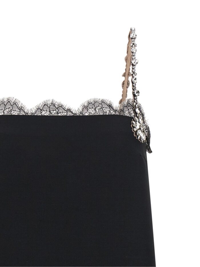 Valentino Garavani Crystal Embroidery Dress