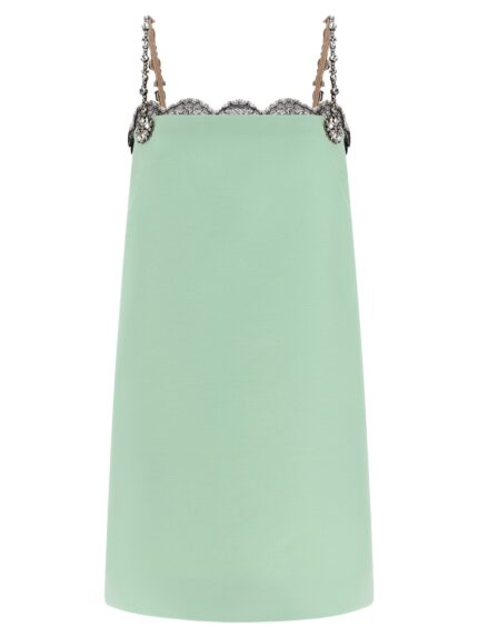 Valentino Garavani Crystal Embroidery Dress