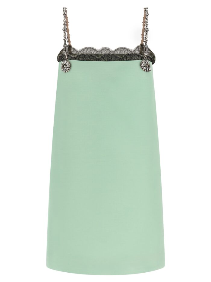 Valentino Garavani Crystal Embroidery Dress