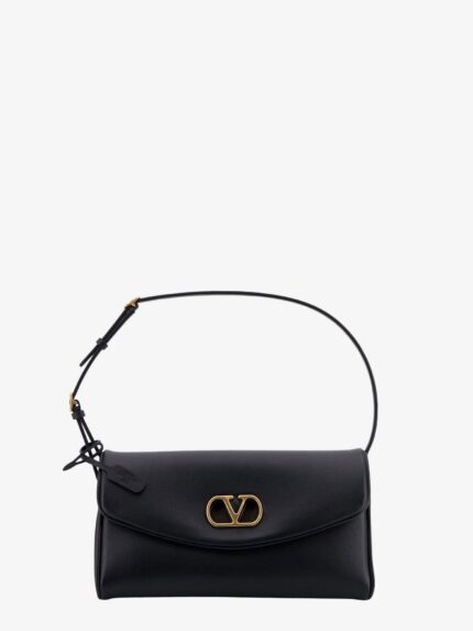 Valentino Garavani Devain Leather Shoulder Bag