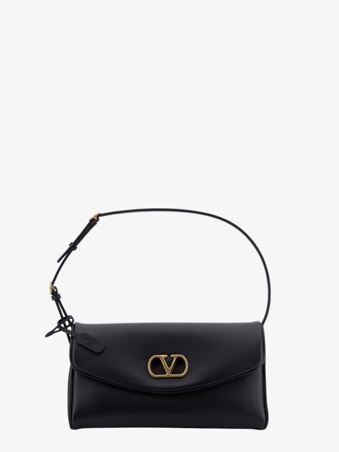 Valentino Garavani Devain Leather Shoulder Bag