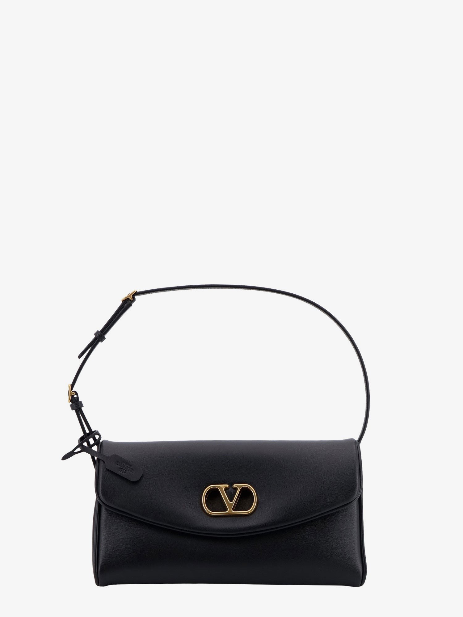 Valentino Garavani Devain Leather Shoulder Bag