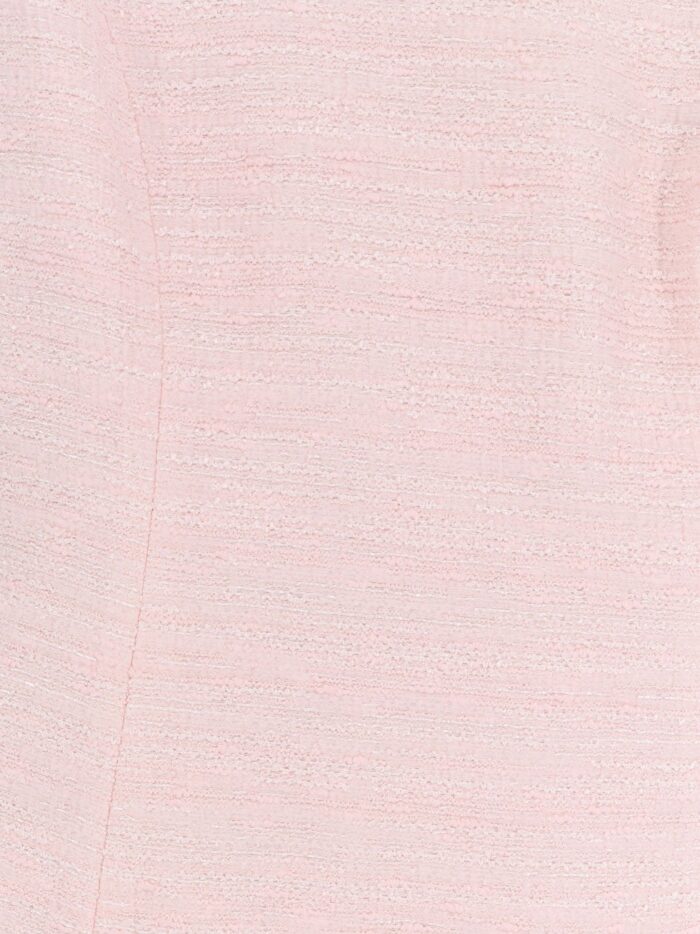 Valentino Garavani Embroidered Crinkle Cotton Tweed Mini Dress