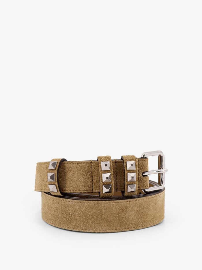 Valentino Garavani Flaneuse Suede Belt With Iconic Studs