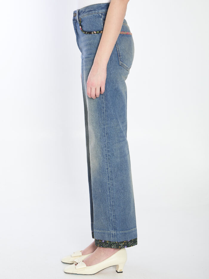 Valentino Garavani Floral print jeans