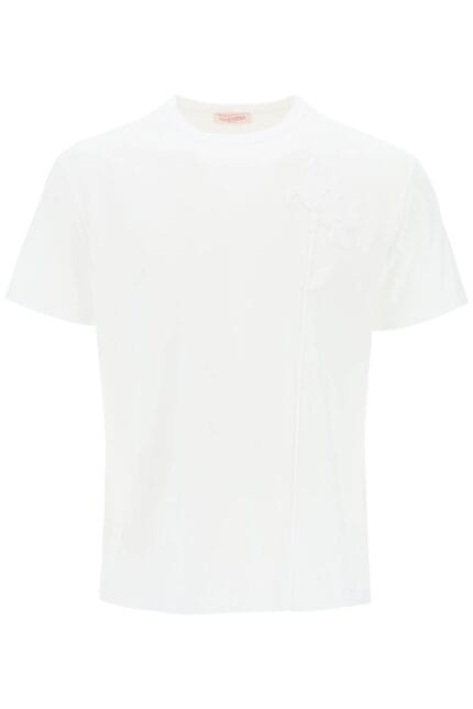 VALENTINO GARAVANI "flower Embroidered T-shirt