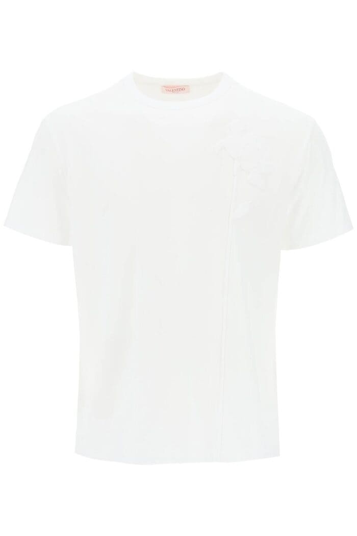 VALENTINO GARAVANI "flower Embroidered T-shirt