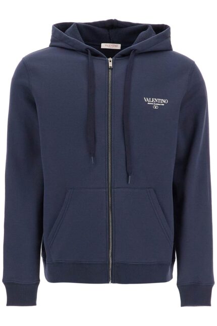 VALENTINO GARAVANI "full Zip Sweatshirt With Logo Print