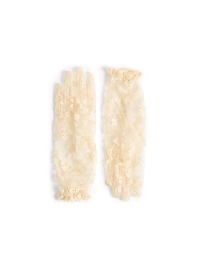 Valentino Garavani GLOVES WITH RUFFLES