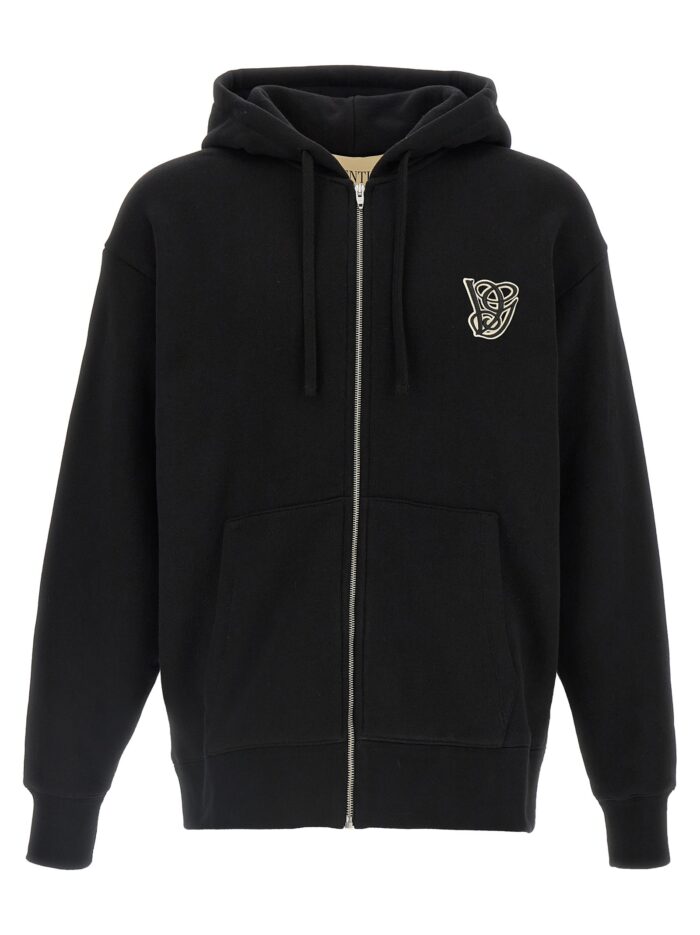 valentino garavani hoodie vg patch Valentino Garavani Hoodie VG Patch