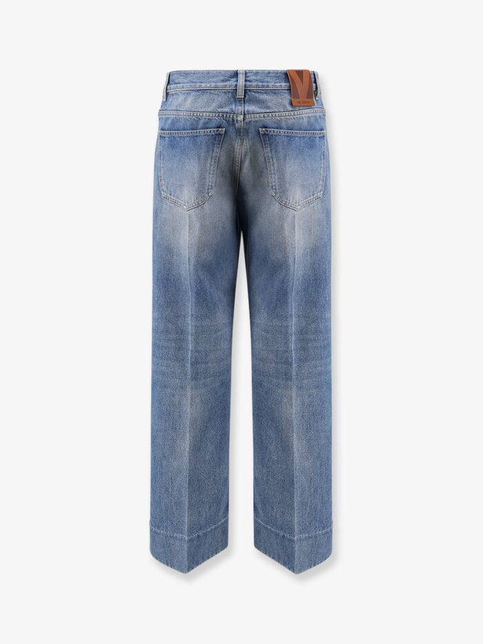 Valentino Garavani Jeans With Chex Valentino Detail