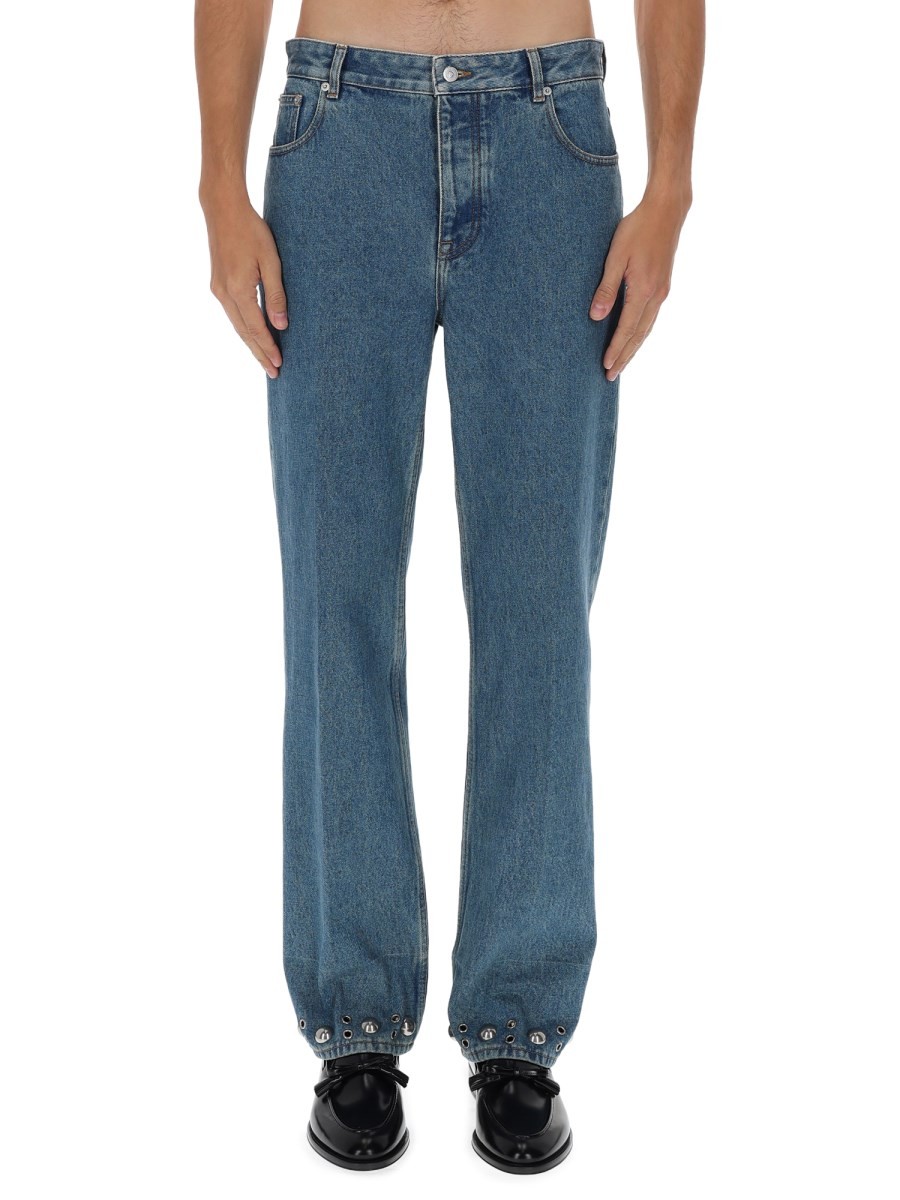 Valentino Garavani JEANS WITH METAL DETAILS