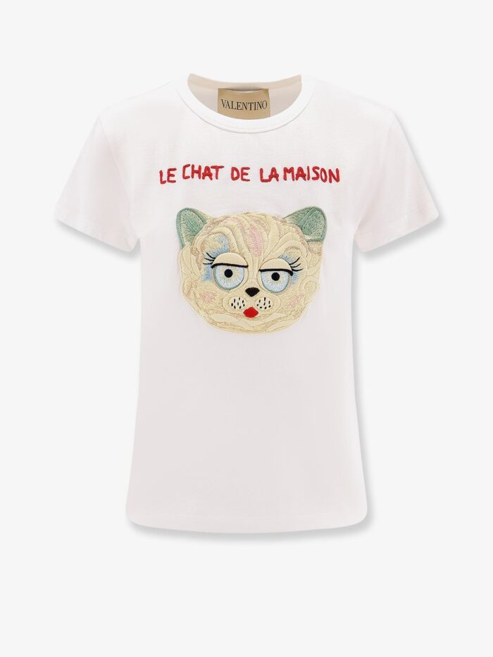 Valentino Garavani Le Chat De La Maison Jersey T-shirt