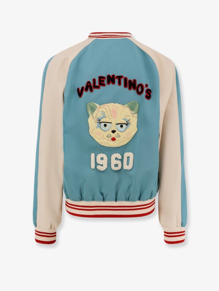 Valentino Garavani Le Chat De La Maison Virgin Wool Bomber Jacket