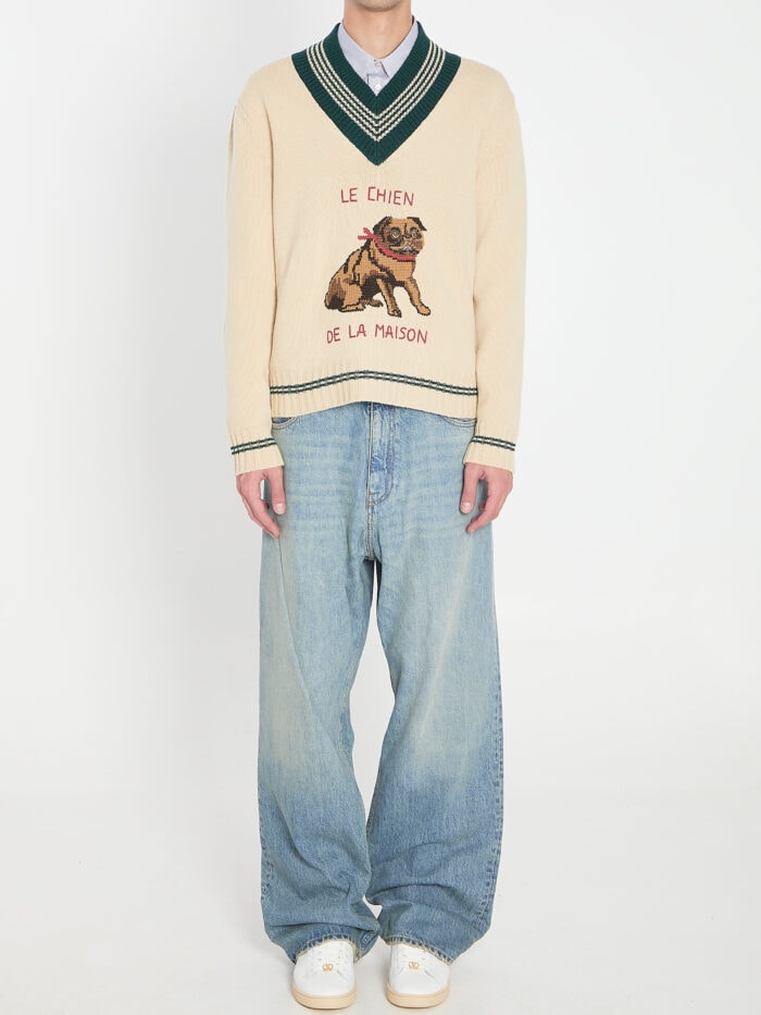 Valentino Garavani Le Chien de la Maison Pullover