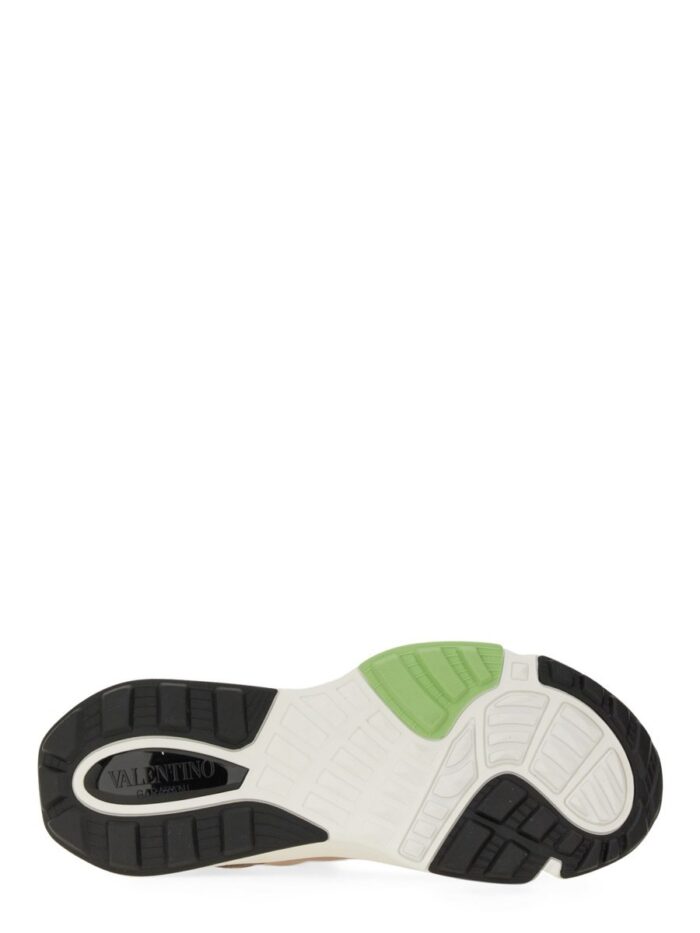 Valentino Garavani LEATHER AND MESH SNEAKER