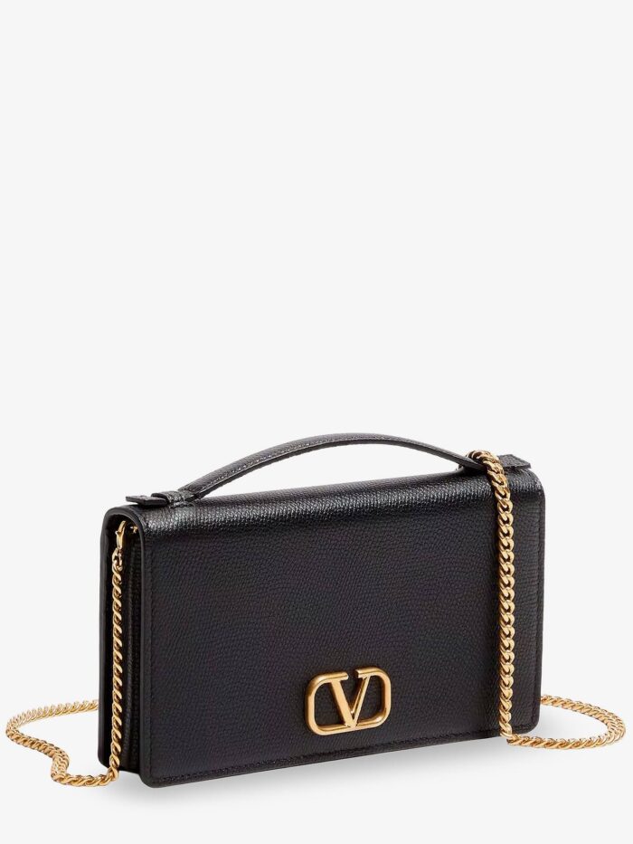 Valentino Garavani Leather Crossbody Bag With VLogo Signature