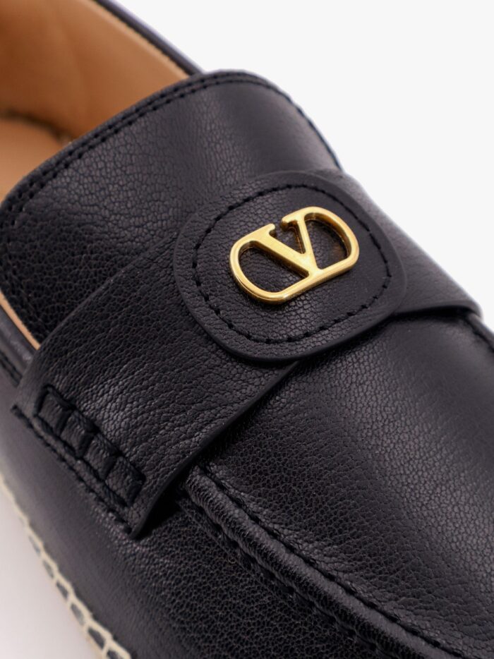 Valentino Garavani Leather Espadrillas