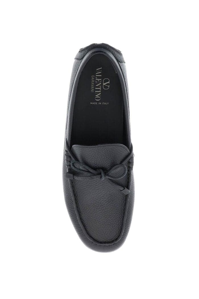 Valentino Garavani Leather Loafers With Bow