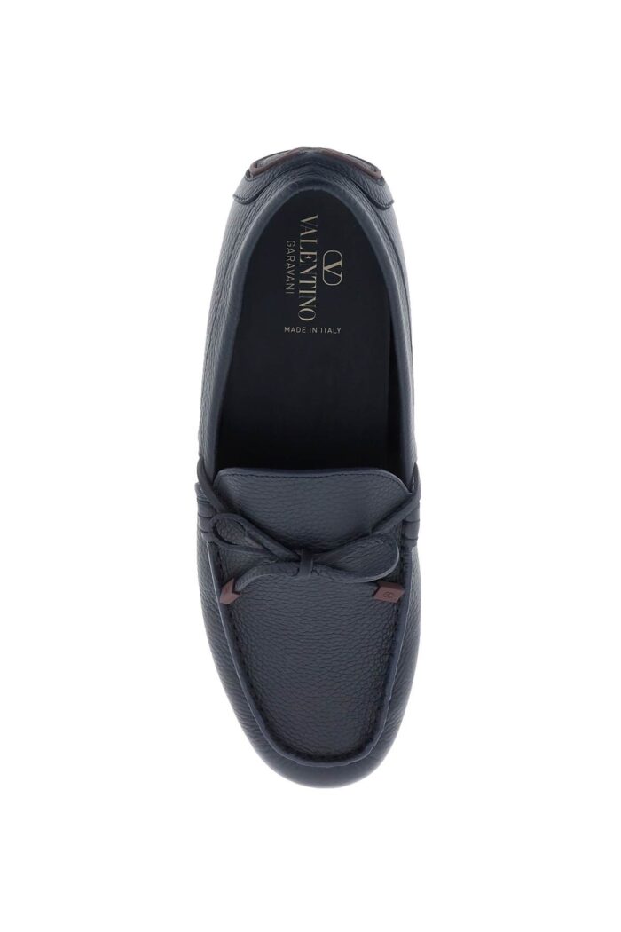 VALENTINO GARAVANI Leather Loafers With Bow