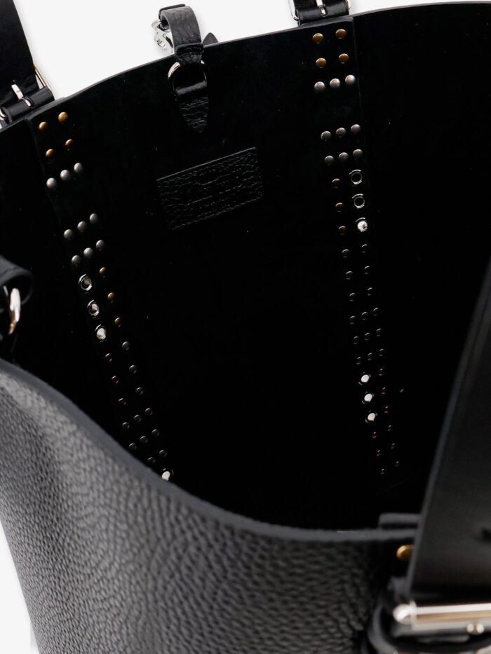 Valentino Garavani Leather Shoulder Bag With Iconic Studs