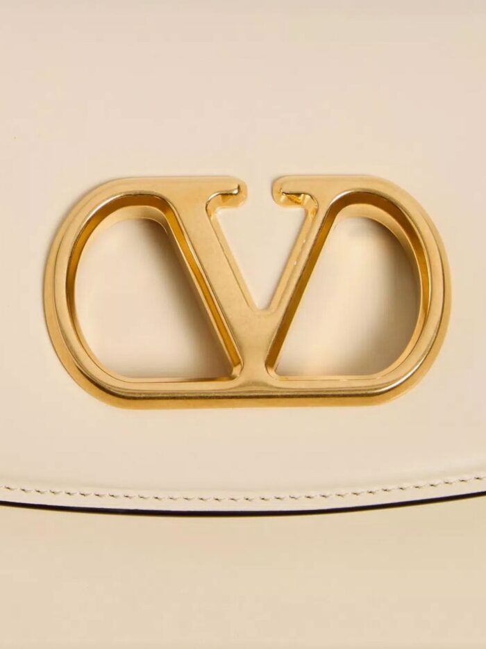 Valentino Garavani Leather Vlogo Shoulder Bag