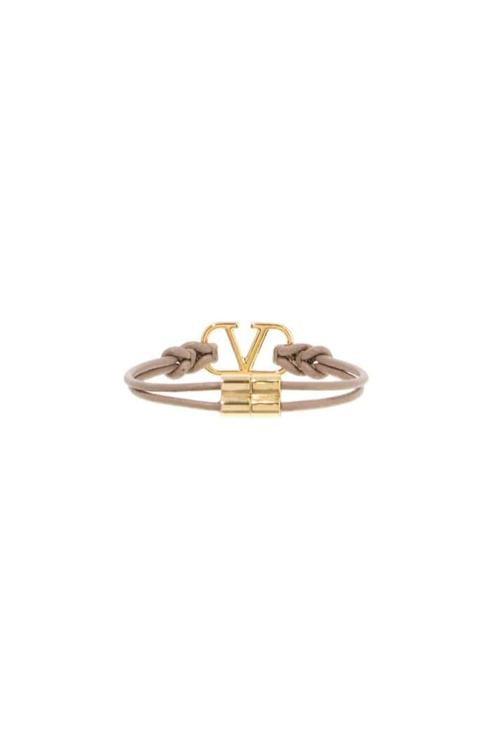 VALENTINO GARAVANI Leather Vlogo Signature Bracelet