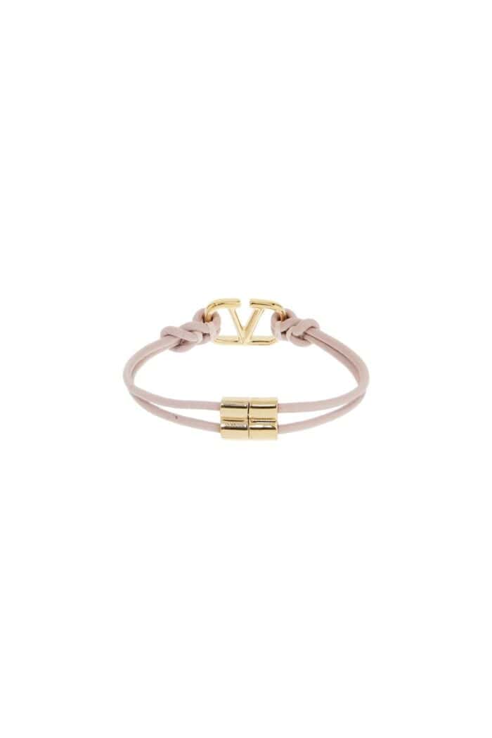 VALENTINO GARAVANI Leather Vlogo Signature Bracelet