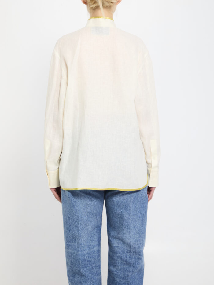 Valentino Garavani Linen shirt with embroidery