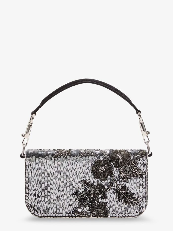 Valentino Garavani Loco' Embroidered Satin Crossbody Bag