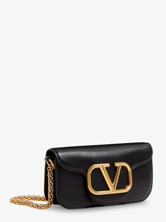 Valentino Garavani Locò Leather Shoulder Bag
