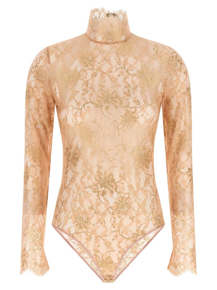 valentino garavani lurex lace bodysuit Valentino Garavani Lurex Lace Bodysuit