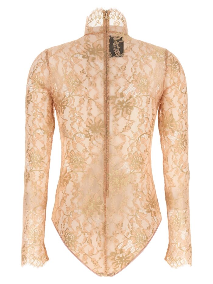 Valentino Garavani Lurex Lace Bodysuit