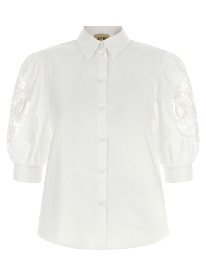 valentino garavani macramé insert shirt Valentino Garavani Macramé Insert Shirt