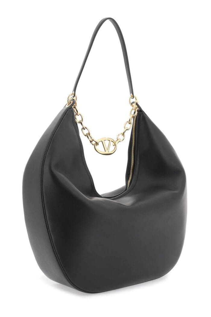 VALENTINO GARAVANI Maxi Vlogo Moon Hobo Bag