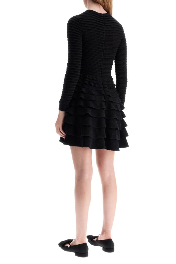VALENTINO GARAVANI Mini Viscose And Wool Dress