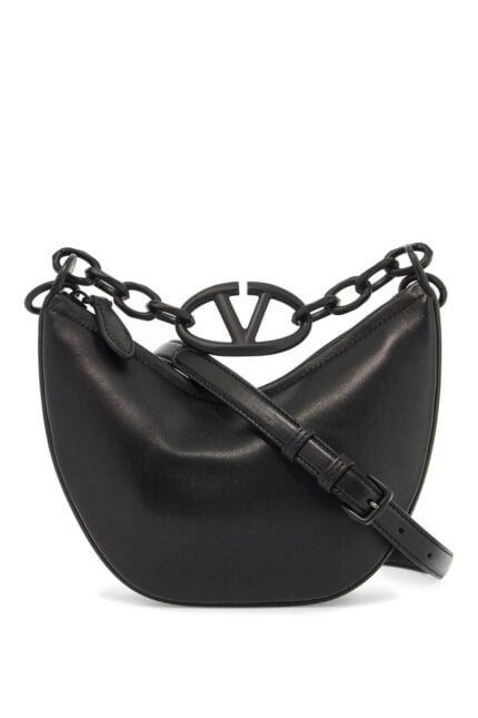 VALENTINO GARAVANI Mini Vlogo Moon Hobo Bag In