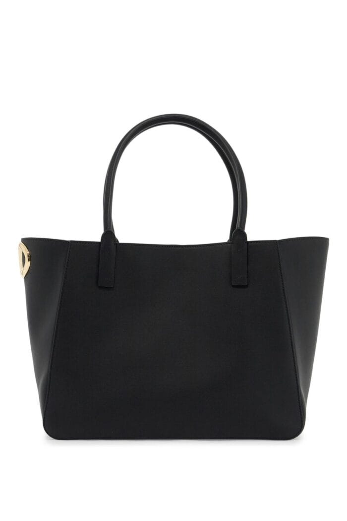 VALENTINO GARAVANI Nappa Calfskin Vlogo Side Tote Bag