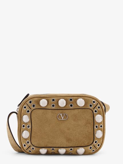 Valentino Garavani Nellcote Suede Shoulder Bag