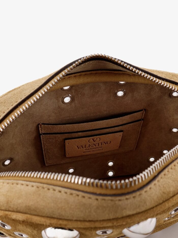 Valentino Garavani Nellcote Suede Shoulder Bag