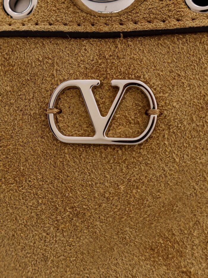 Valentino Garavani Nellcote Suede Shoulder Bag