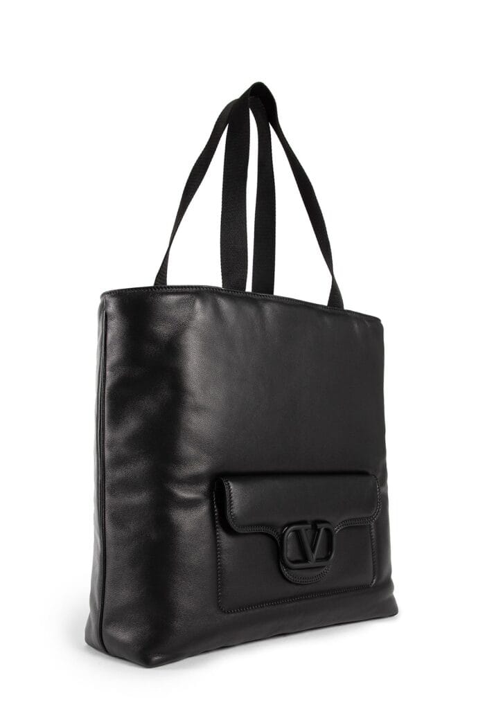 Valentino Garavani Noir Nappa Leather Shopper