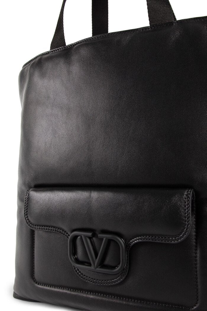 Valentino Garavani Noir Nappa Leather Shopper