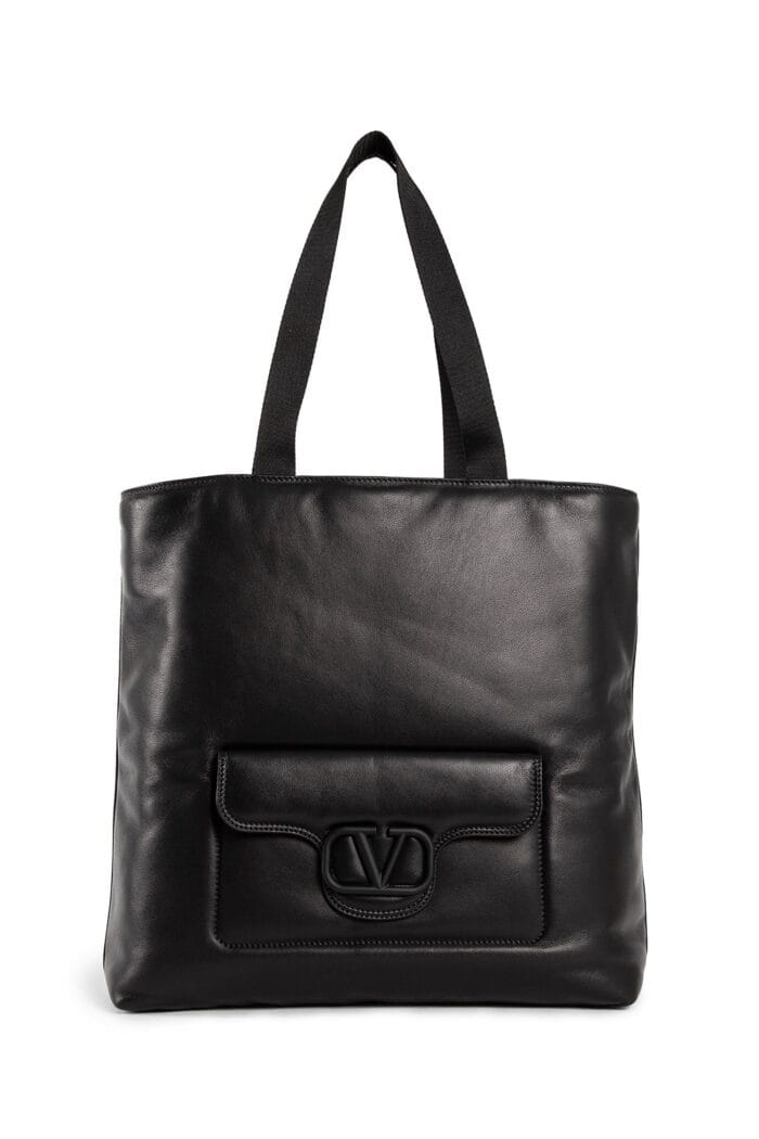 Valentino Garavani Noir Nappa Leather Shopper