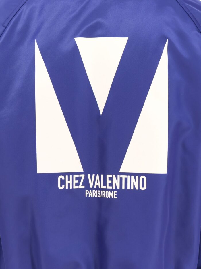 Valentino Garavani Nylon Jacket With Frontal And Back Chez Valentino Print