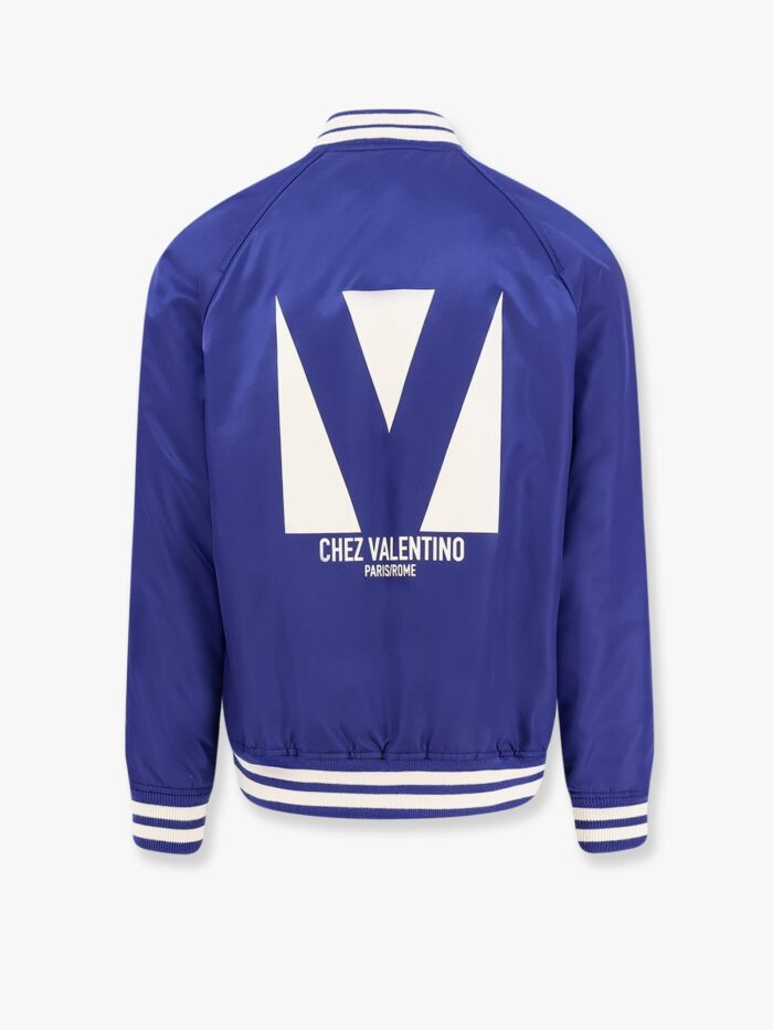 Valentino Garavani Nylon Jacket With Frontal And Back Chez Valentino Print