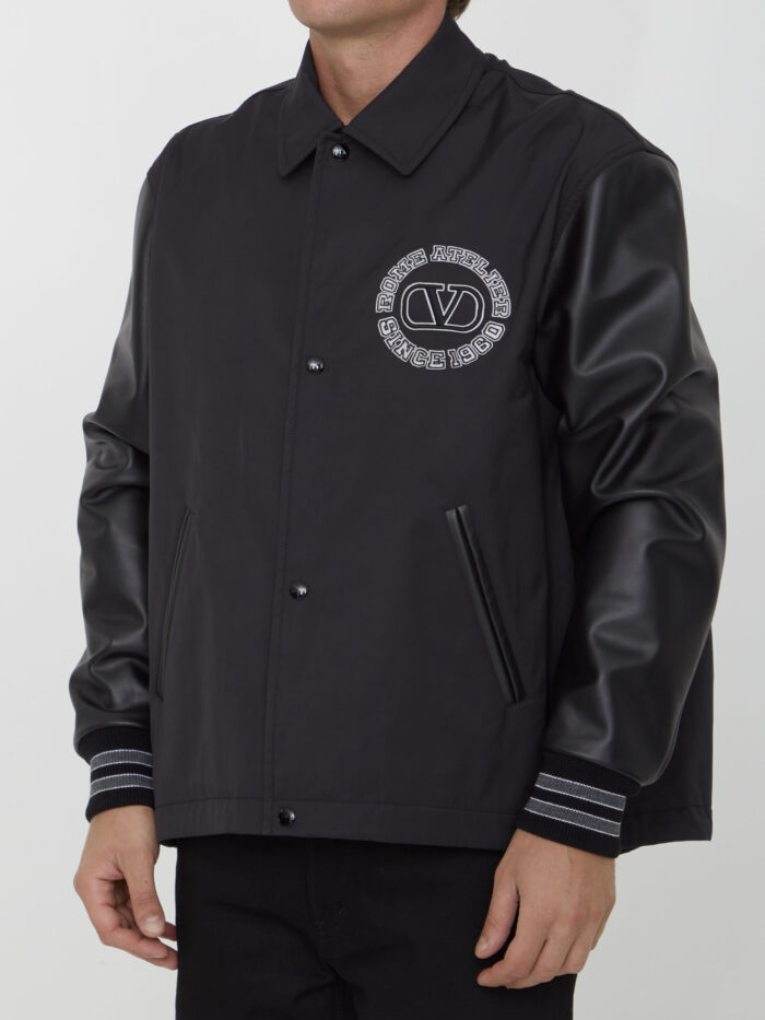 Valentino Garavani Nylon track bomber jacket