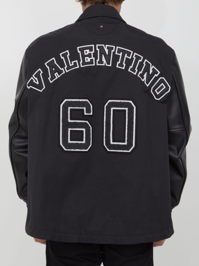 Valentino Garavani Nylon track bomber jacket