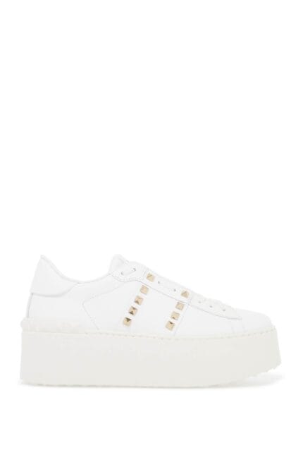 VALENTINO GARAVANI Open Rockstud Untitled Sneakers