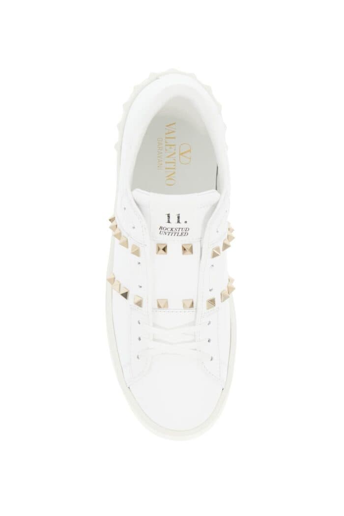 VALENTINO GARAVANI Open Rockstud Untitled Sneakers